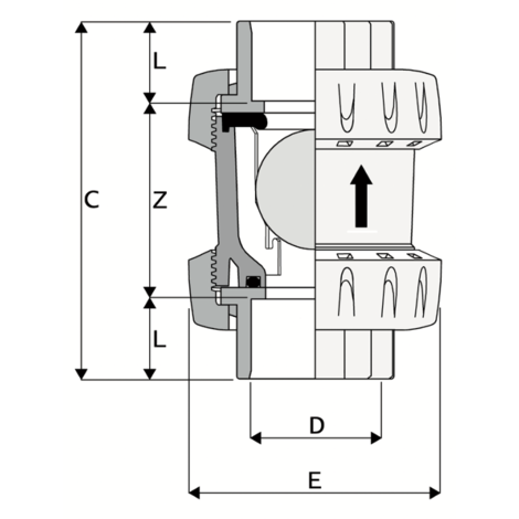 1V220 - True union air release spheric ball valve