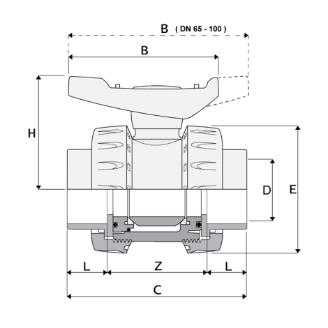 1V724 - Spheric ball valve