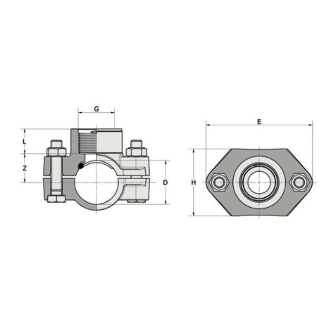 503 - Clamp saddle