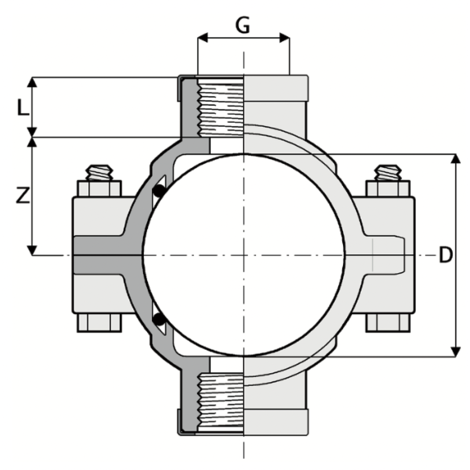 508 - Clamp saddle