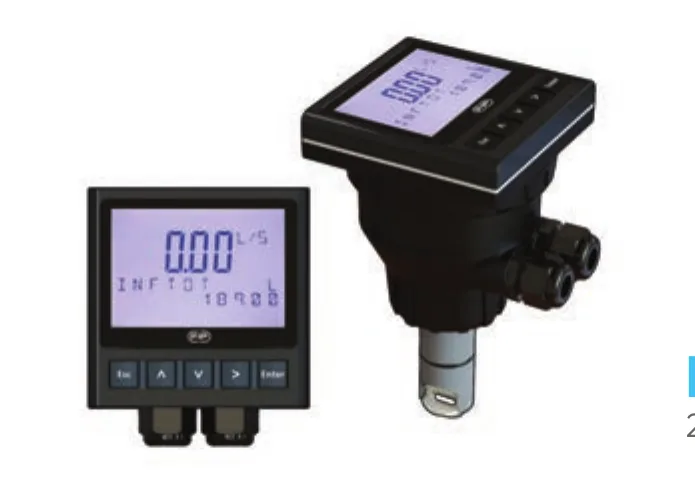 M9.00.PX - M9.00.WX — 2-wires Flow Monitor and Transmitter (panel/wall mounting)