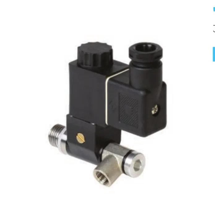 "SD/NO" pilot solenoid valve — 3/2 way for direct assembly on actuator, NBR normally open gaskets
