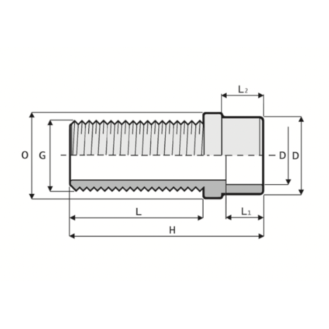 AP3 - Wall entry - PVC-U Pressure Fittings