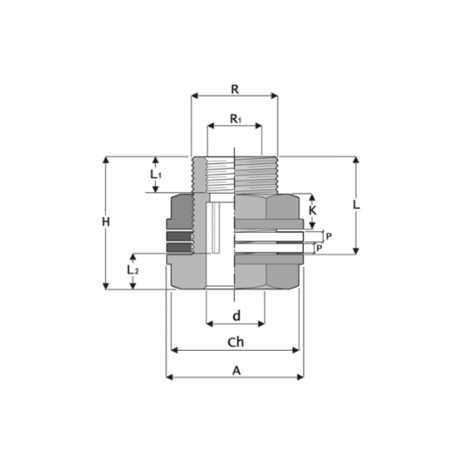 AS3 - Tank connector - PVC-U Pressure Fittings