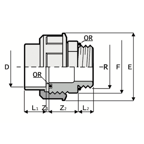 BM3C - Union - PVC-U Pressure Fittings