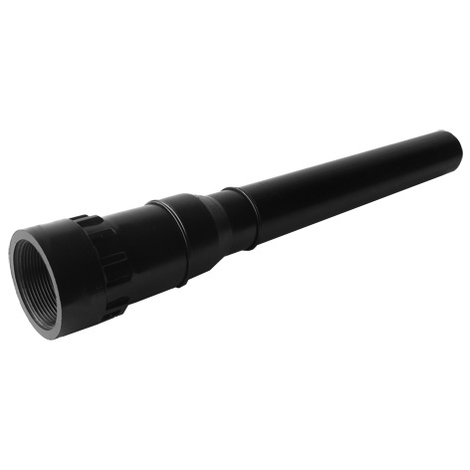 Connector with internal thread for gutter and roof outlet 63