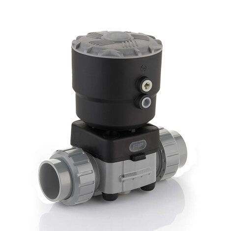 DKBUAC/CP NC - Pneumatically actuated 2-way diaphragm valve PN6 - PVC-C Pneumatically actuated valves