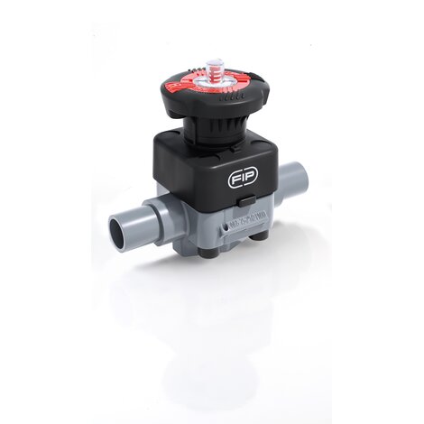 DKDA - DIALOCK® 2-way diaphragm valve - ABS Manual valves