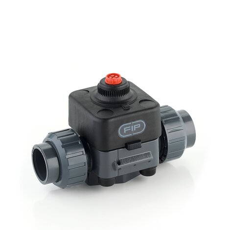 DKDUIV/CP NO - Pneumatically actuated 2-way diaphragm valve PN6 - PVC-U Pneumatically actuated valves