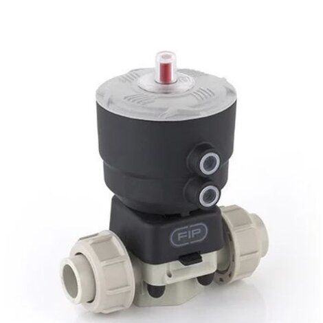 DKOM/CP NC - Pneumatically actuated 2-way diaphragm valve PN 10 - PP-H Pneumatically actuated valves