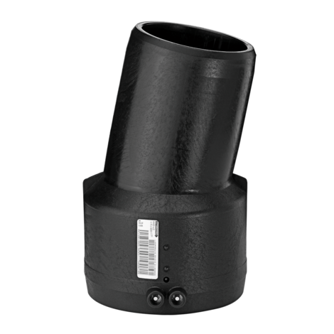 Elbow 11° with spigot, SDR 11 - PE100 Fitinguri de siguranță