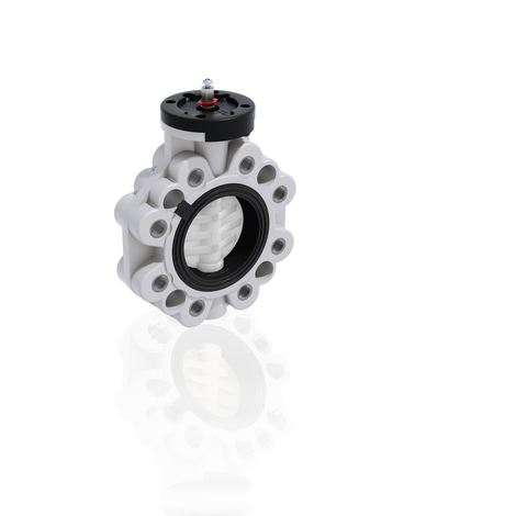 FKOF/FM LUG ISO-DIN - Butterfly valve - PVDF Manual valves