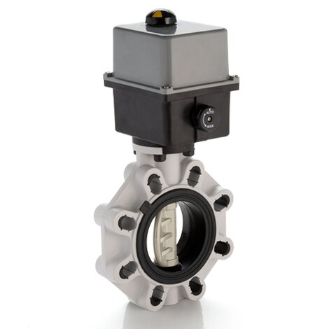 FKOM/CE 4004V AC LUG ANSI - Electrically actuated butterfly valve - PP-H Electrically actuated valves