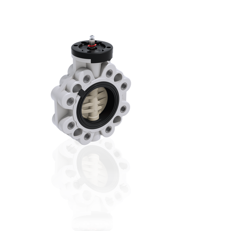 FKOM/FM LUG ISO-DIN - Butterfly valve - PP-H Manual valves