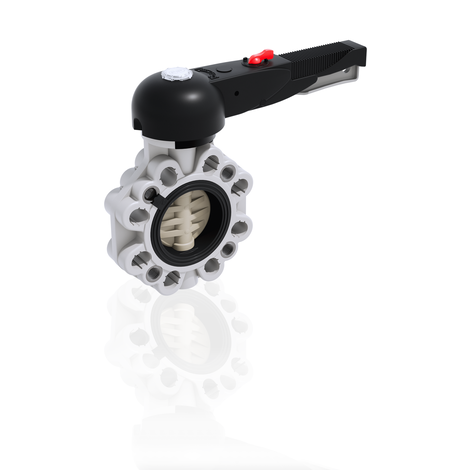FKOM/LM LUG ISO-DIN - Butterfly valve - PP-H Manual valves