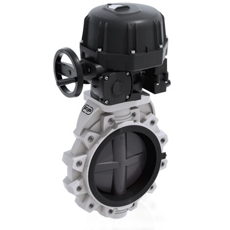 FKOV/CE 24V AC LUG ANSI - Electrically actuated butterfly valve - PVC-U Electrically actuated valves