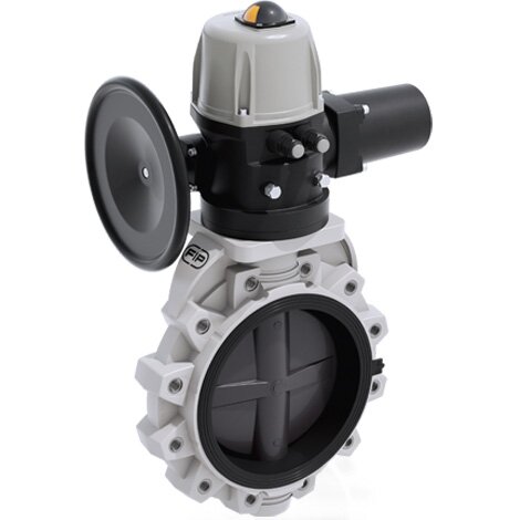 FKOV/CE 400V AC LUG ANSI - Electrically actuated butterfly valve - PVC-U Electrically actuated valves