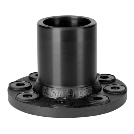 Full faced spigot flange - PE100 Fitinguri de siguranță