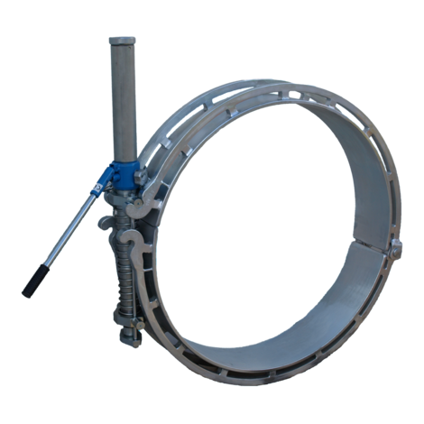 Hydraulic round clamp for pipes d 280 - d 900 - Others Echipamente tehnice