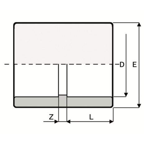 MA4 - Double socket - PVC-U Pressure Fittings