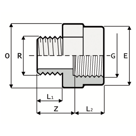 MG2 - Reducer - PVC-U Pressure Fittings