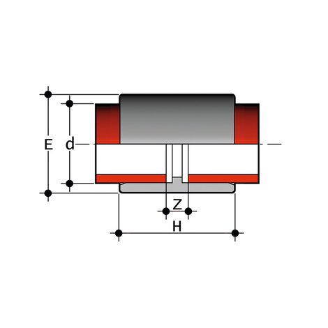 MIM - End connector - PP-H Pressure Fittings