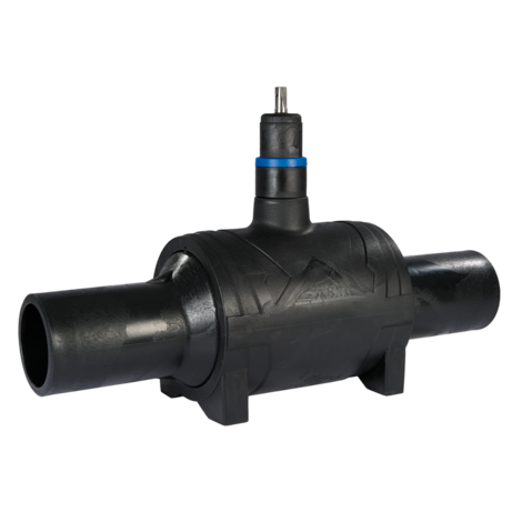 PE shut-off valve without flow losses - PE100 Fitinguri de siguranță