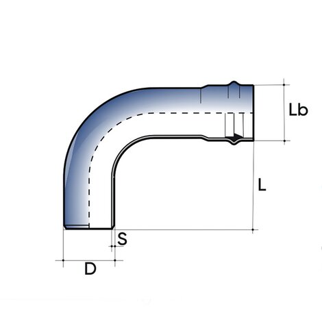 POWER-LOCK VDA® PN10 - 90° bend - PVC-A Pipes