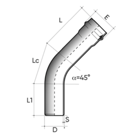 POWER-LOCK bend 90° M/F PN16 - PVC-U Pressure Fittings