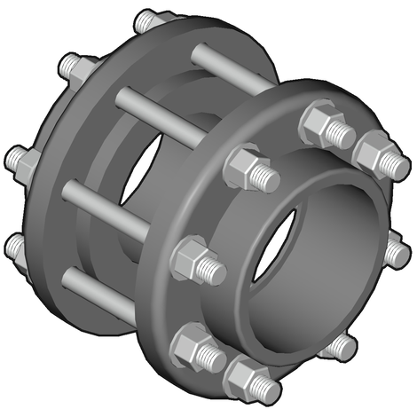 PVC-U Flanging Kit - Others Accessories for manual valves
