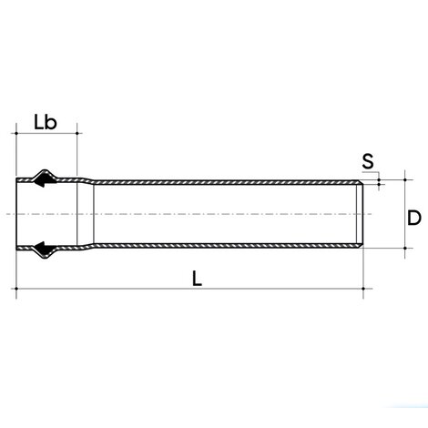Pressure pipe VDA PN10 - PVC-A Pipes