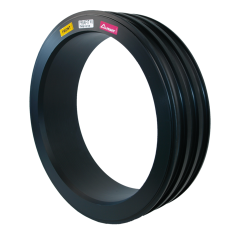 Shaft lining adapter for prefabricated concrete sewage inspection chambers - PE100 Sistem canalizare