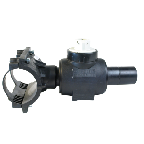 Tapping ball valve for side tapping under pressure - PE100 Fitinguri de siguranță
