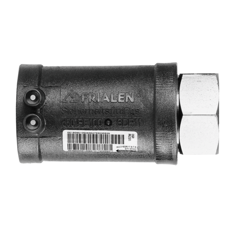Transition fitting HD-PE/steel with female thread - PE100 Fitinguri de siguranță