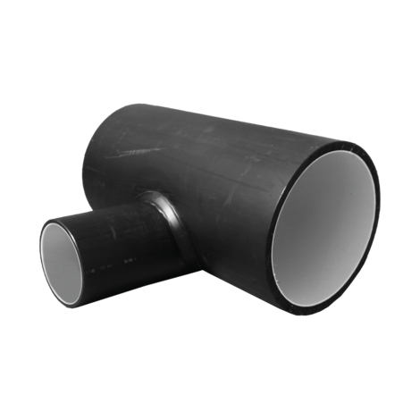 Unequal branch 90° with off-center outlet (spigot fitting) - PE100 Sistem canalizare