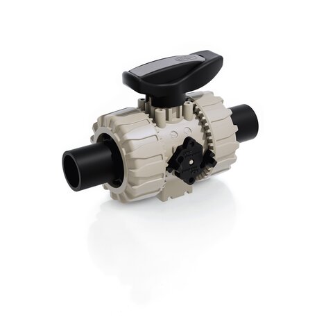 VKDBEM - DUAL BLOCK® 2-way ball valve - PP-H Manual valves