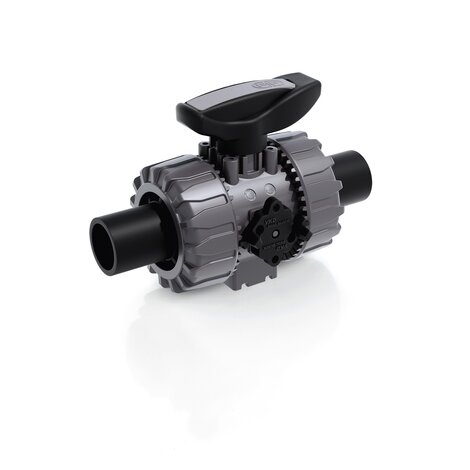 VKDBEV - DUAL BLOCK® 2-way ball valve - PVC-U Manual valves