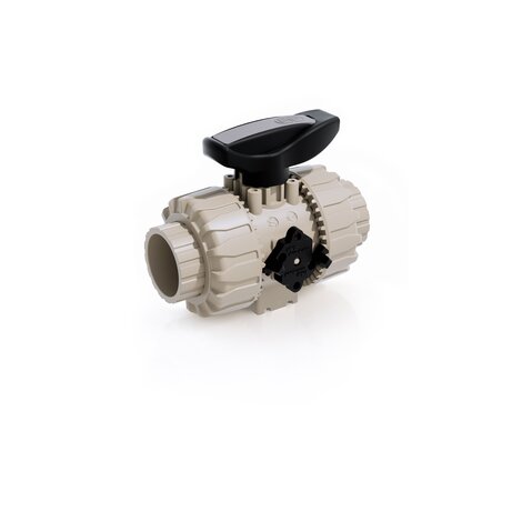 VKDIM - DUAL BLOCK® 2-way ball valve - PP-H Manual valves