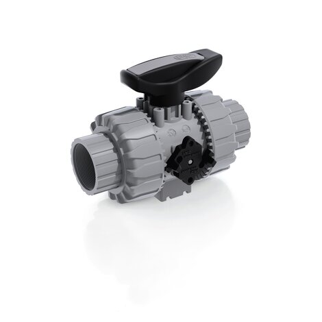VKDNC - DUAL BLOCK® 2-way ball valve - PVC-C Manual valves