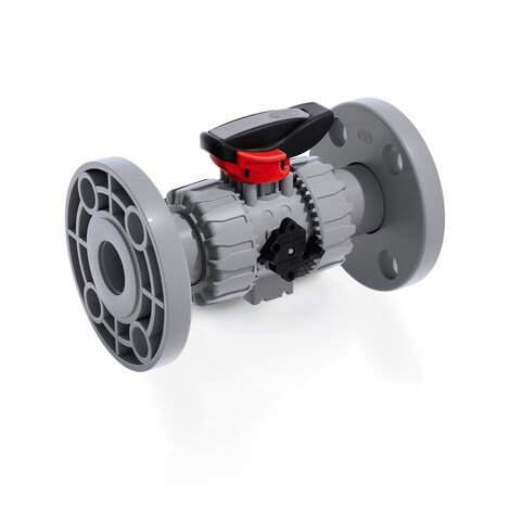 VKDOAC - DUAL BLOCK® 2-way ball valve - PVC-C Manual valves