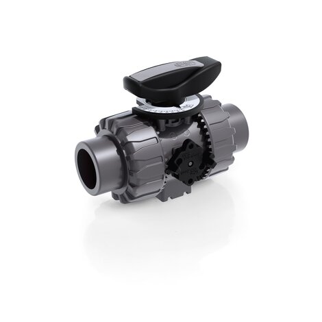 VKRAV - DUAL BLOCK® regulating ball valve - PVC-U Manual valves