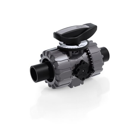 VKRBEV - DUAL BLOCK® regulating ball valve - PVC-U Manual valves