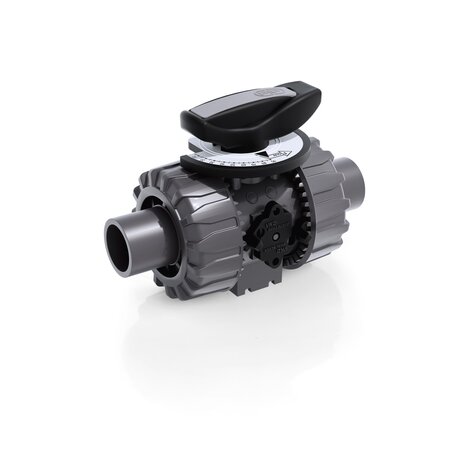 VKRDV - DUAL BLOCK® regulating ball valve - PVC-U Manual valves