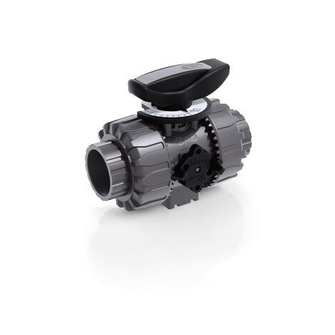 VKRFV - DUAL BLOCK® regulating ball valve - PVC-U Manual valves