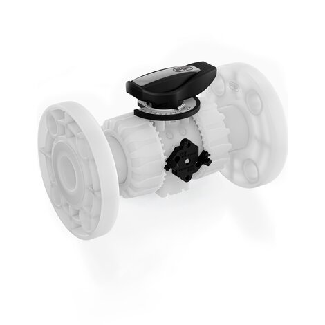 VKROAF - DUAL BLOCK® regulating ball valve - PVDF Manual valves