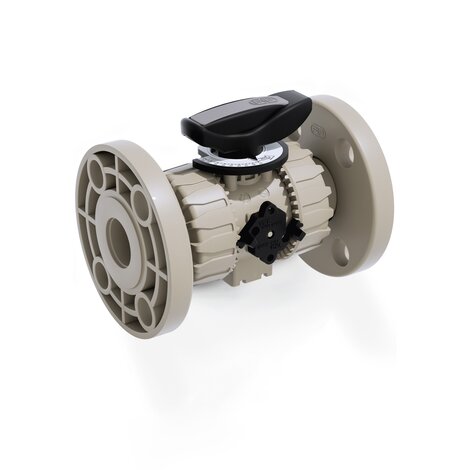 VKROM - DUAL BLOCK® regulating ball valve - PP-H Manual valves