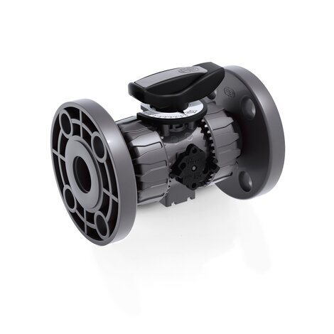 VKROV - DUAL BLOCK® regulating ball valve - PVC-U Manual valves
