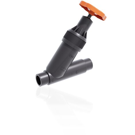 VVDV - Angle seat valve - PVC-U Manual valves