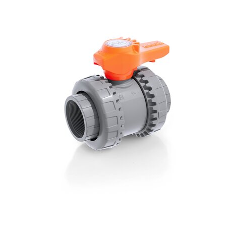 VXEFC - Easyfit 2-way ball valve - PVC-C Manual valves