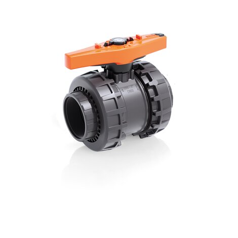 VXEGV - Easyfit 2-way ball valve 65:100 - PVC-U Manual valves